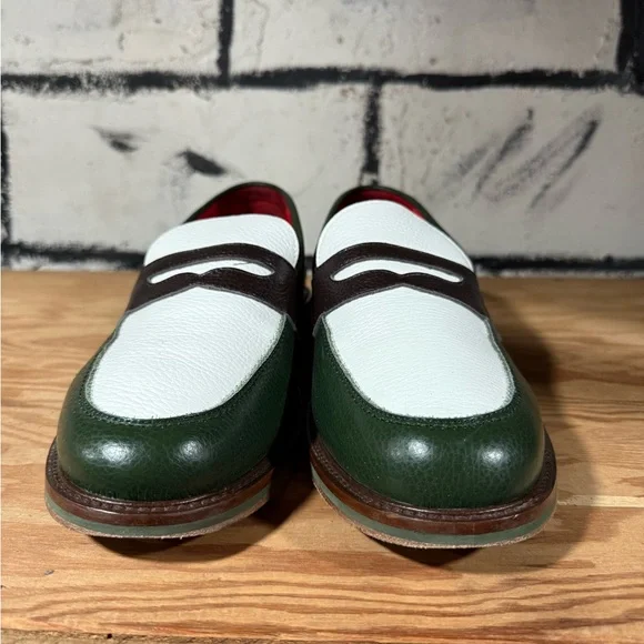 Aime Leon Dore PENNY LOAFER WHITE/BOTANICAL GREEN SS22FD000  display picture 1